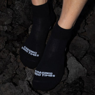 Quarter Crew Sock- Basic Black