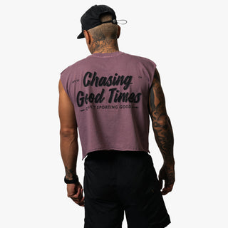 Muscle Tee Cropped - Chasing Good Times