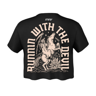 Limited Edition: "Running With The Devil" Cropped Performance Tee