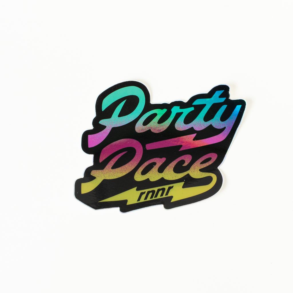 Vinyl Sticker- Party Pace Holographic – rnnr