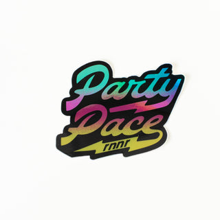 Vinyl Sticker- Party Pace Holographic