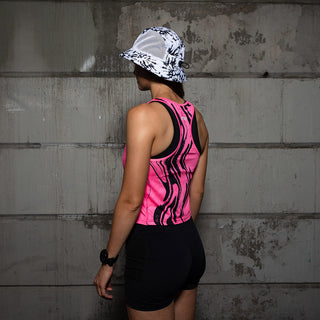 All Out Singlet Women's CROPPED- Bolt