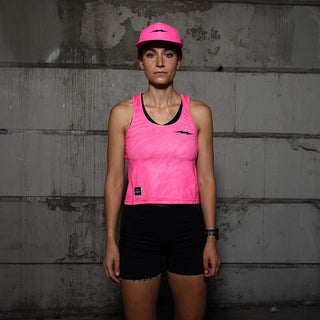 All Out Singlet Women's CROPPED- Bolt