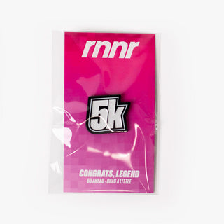 Distance Enamel Pin 5k