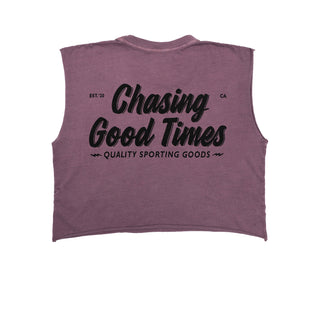 Muscle Tee Cropped - Chasing Good Times