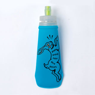 Soft Flask Bottle- Feral Hare Blue
