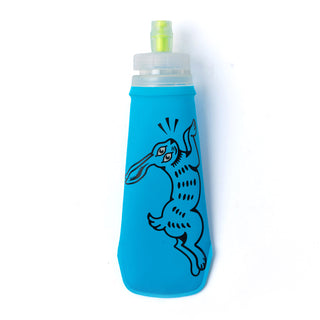 Soft Flask Bottle- Feral Hare Blue