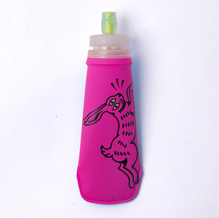 Soft Flask Bottle- Feral Hare Pink