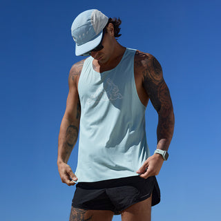 AeroFly Singlet Mens-Mist