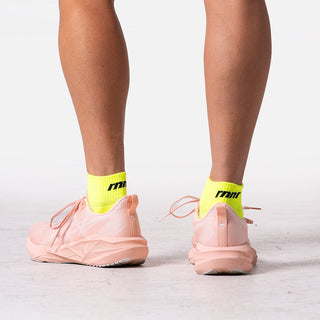 Quarter Crew Sock- Basic Lime