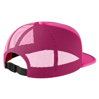 Running Trucker Hat- Bolt Pink