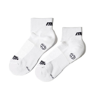 Quarter Crew Sock- Basic White