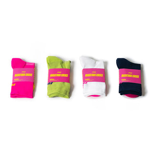 Marathon Crew Sock: Freshman Pink